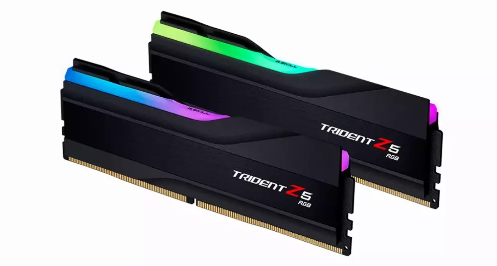 Памет G.SKILL Trident Z5 RGB Black 32GB (2x16GB) DDR5 6400MHz CL32 - F5-6400J3239G16GX2-TZ5RK