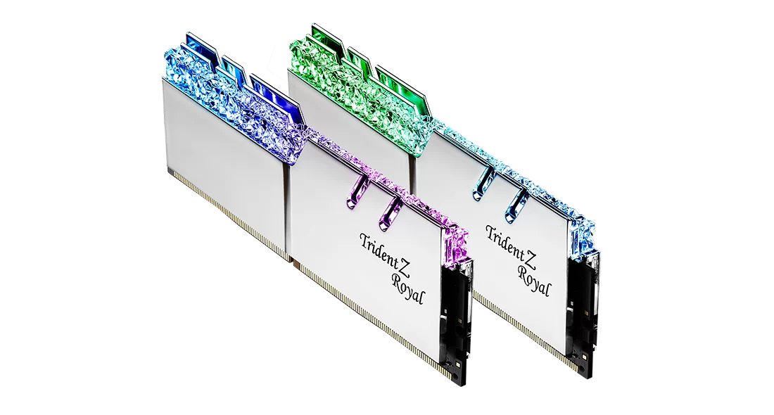 Памет G.SKILL Trident Z Royal 32GB (2x16GB) DDR4 3600MHz CL16 - F4-3600C16D-32GTRSC