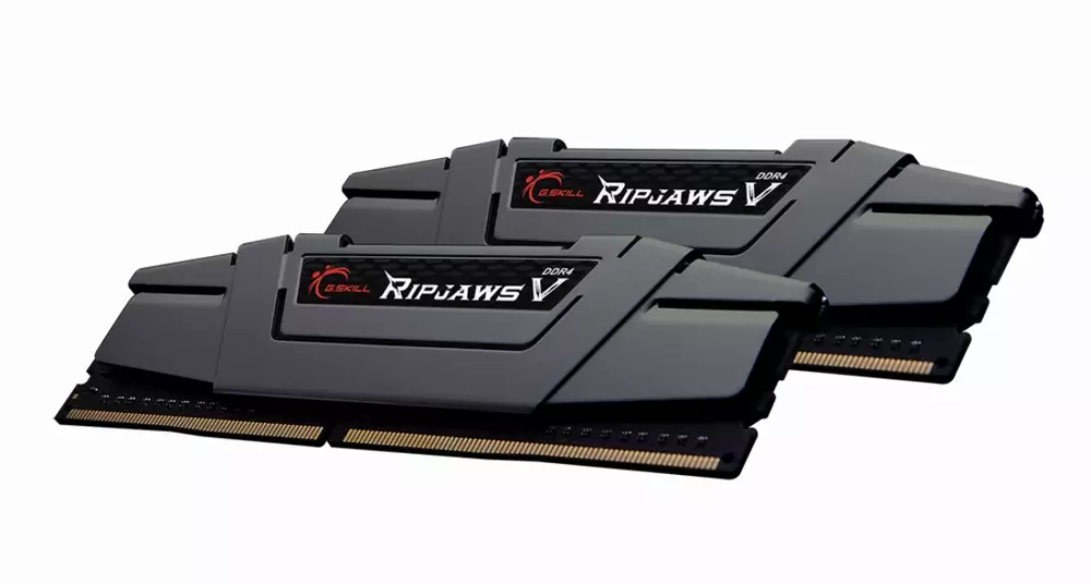 Памет G.SKILL Ripjaws V Dark Gray 16GB (2x8GB) DDR4 3200MHz CL16 - F4-3200C16D-16GVGB
