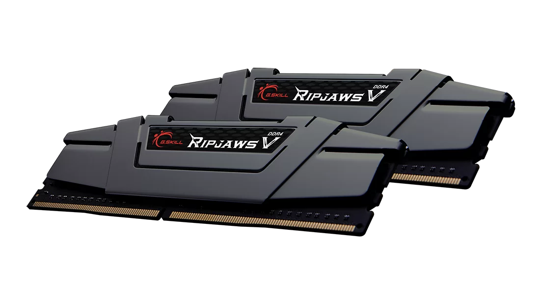 Памет G.SKILL Ripjaws V Dark Gray 16GB (2x8GB) DDR4 3200MHz CL16 - F4-3200C16D-16GVGB