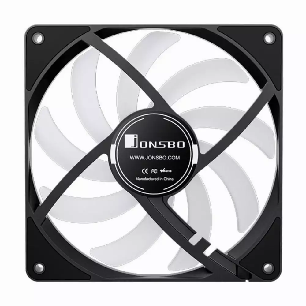 Вентилатор Jonsbo HF1415 Slim PWM, ARGB, 140x140x15, Черен