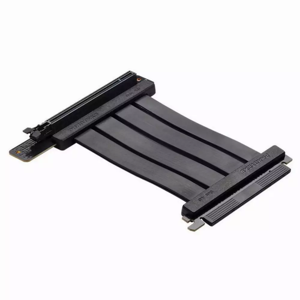 Кабел за вертикален монтаж за видео карта Phanteks Riser Cable 150mm, 90 градуса PCI-E x16 4.0