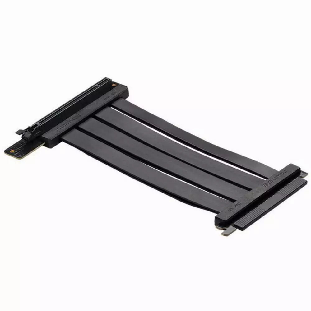 Кабел за вертикален монтаж за видео карта Phanteks Riser Cable 220mm, 90 градуса PCI-E x16 4.0