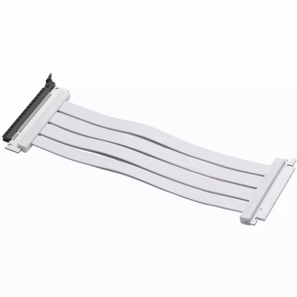 Кабел за вертикален монтаж за видео карта Phanteks Riser Cable 300mm PCI-E x16 4.0, Бял