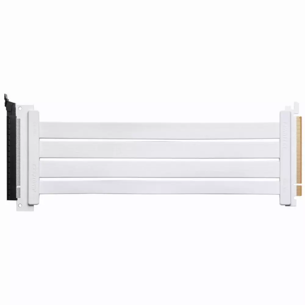 Кабел за вертикален монтаж за видео карта Phanteks Riser Cable 300mm PCI-E x16 4.0, Бял