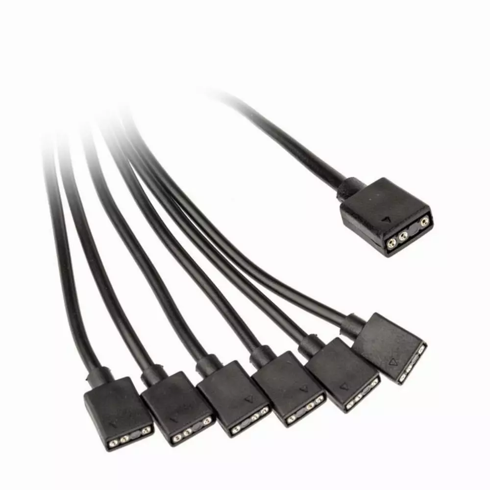 Кабел Kolink 1-6 сплтиер ARGB 3 Pin 5V, 30 cm