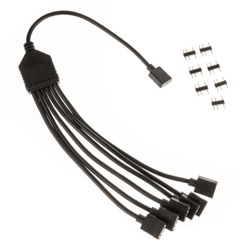 Кабел Kolink 1-6 сплтиер ARGB 3 Pin 5V, 30 cm