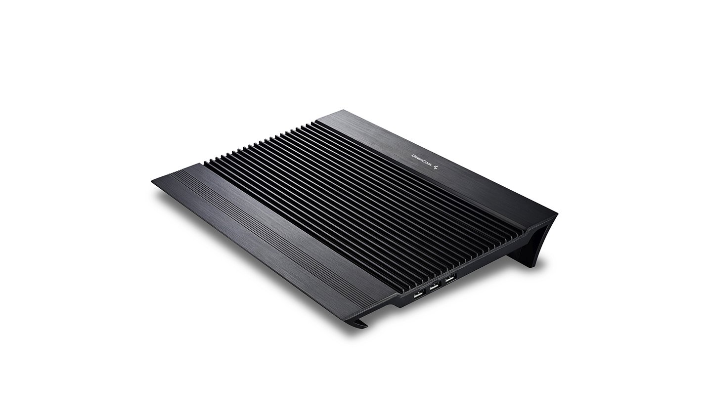 Охлаждане за лаптоп DeepCool Notebook Cooler N8 17" - Aluminium - Black