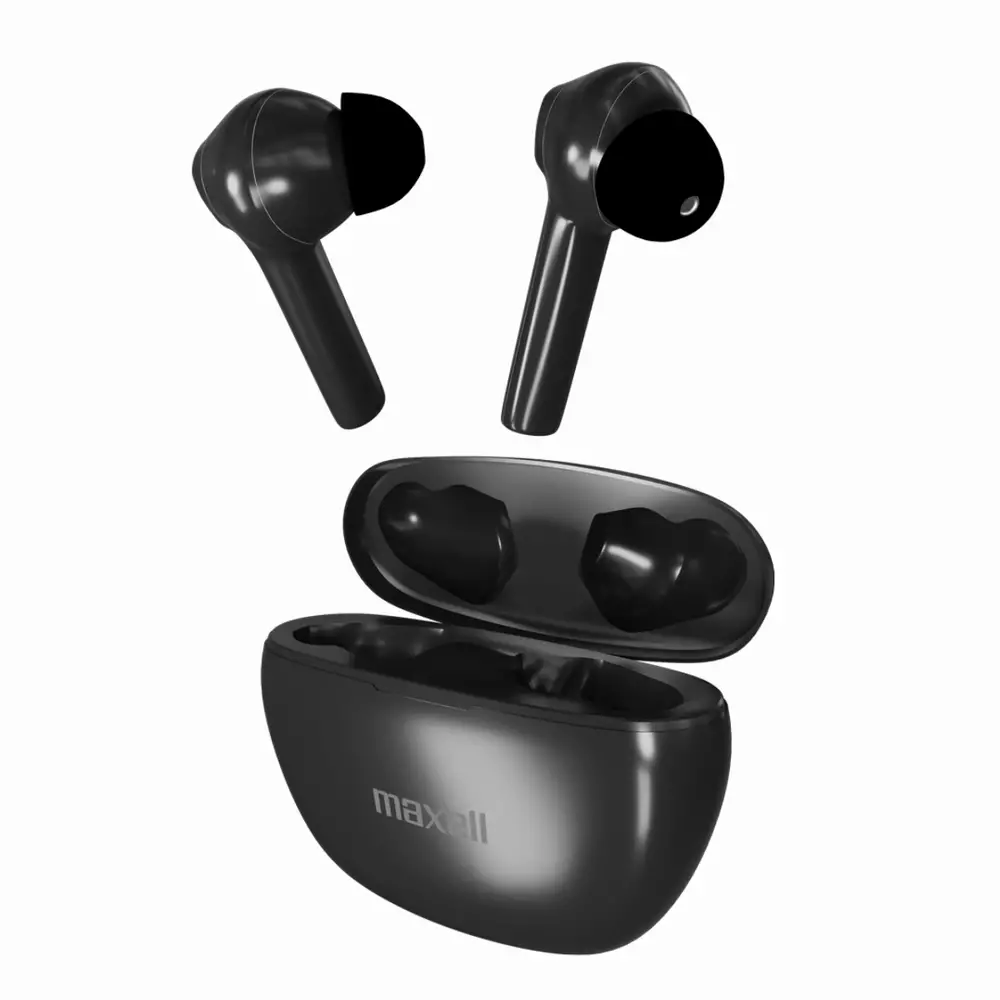 Bluetooth ακουστικά-σφήνες με θήκη φόρτισης MAXELL Dynamic, True Wireless, μαύρο