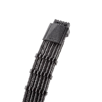 Оплетен кабел CableMod PRO ModMesh 12VHPWR към 3x8Pin PCIe кабел - 45cm Carbon