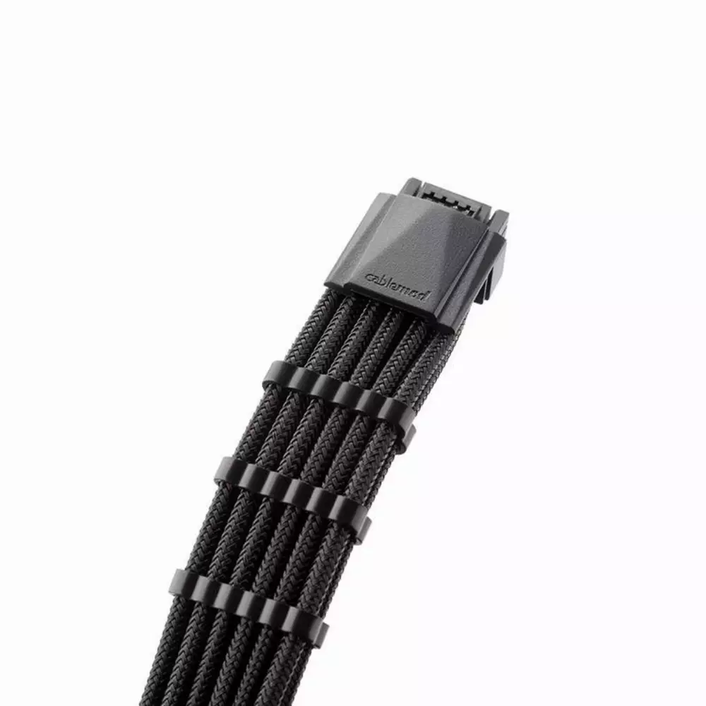 Оплетен кабел CableMod PRO ModMesh RT-Series 12VHPWR към 3x8Pin PCI-E кабел - 60cm Black