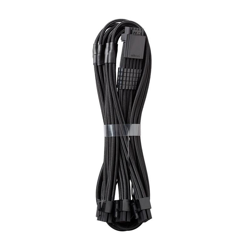 Оплетен кабел CableMod PRO ModMesh RT-Series 12VHPWR към 3x8Pin PCI-E кабел - 60cm Black