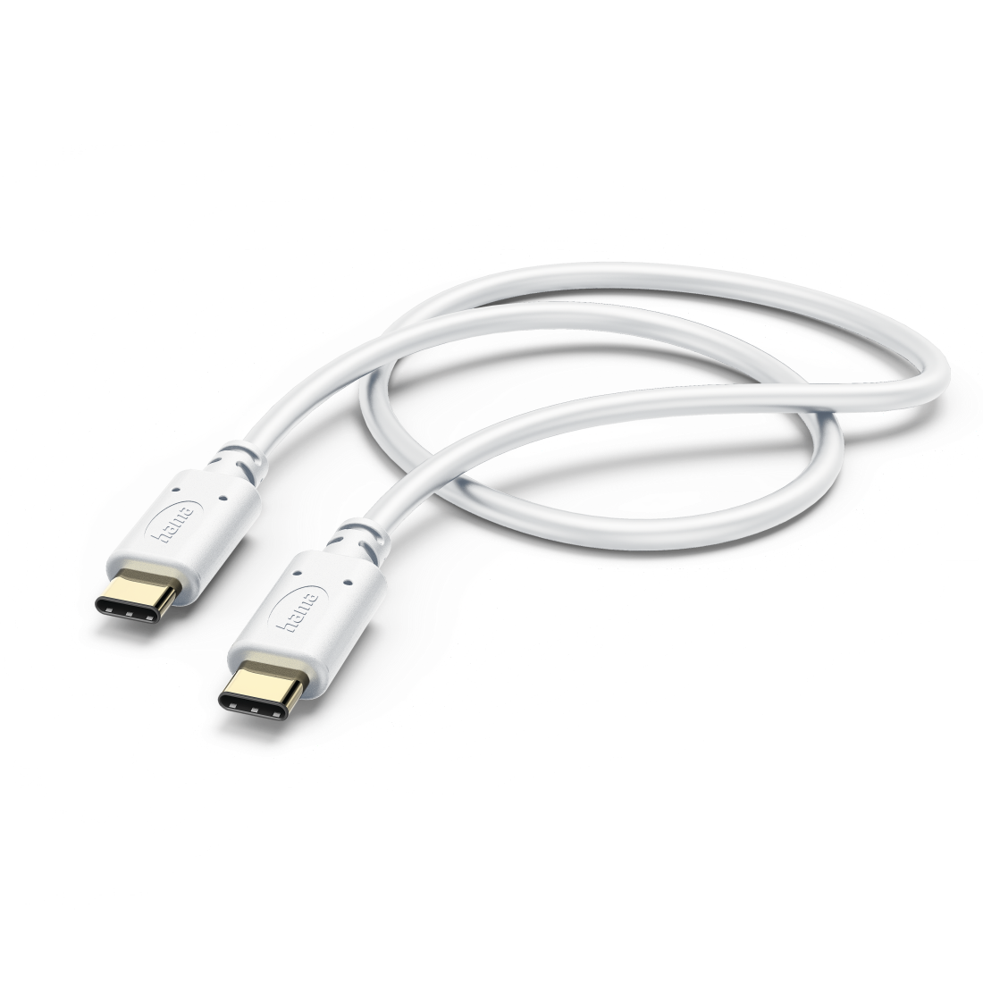 HAMA Кабель для зарядки, USB-C - USB-C, 1,5 м, белый
