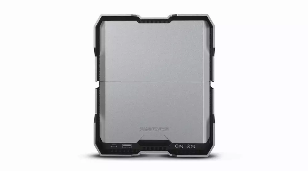 Кутия Phanteks Evolv Shift XT TG ARGB ITX-Tower Galaxy Silver