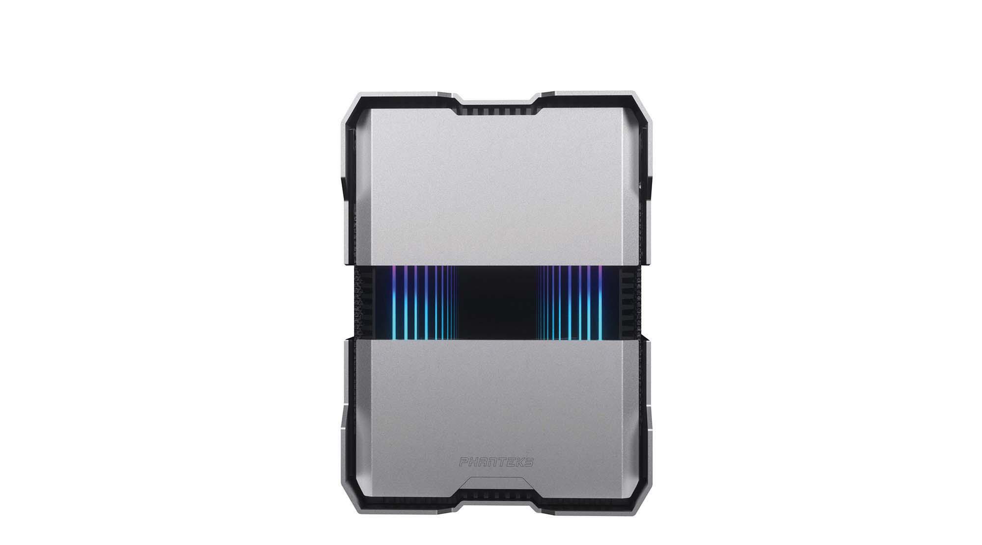 Кутия Phanteks Evolv Shift XT TG ARGB ITX-Tower Galaxy Silver