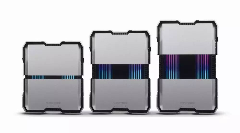 Кутия Phanteks Evolv Shift XT TG ARGB ITX-Tower Galaxy Silver