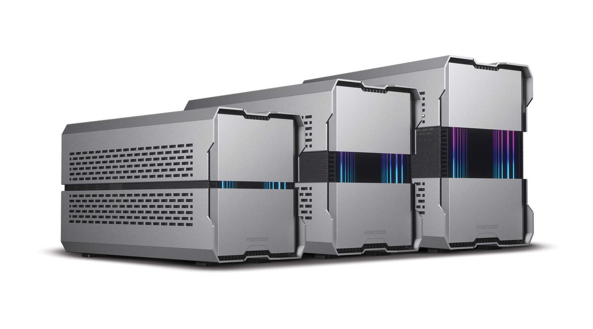 Кутия Phanteks Evolv Shift XT TG ARGB ITX-Tower Galaxy Silver