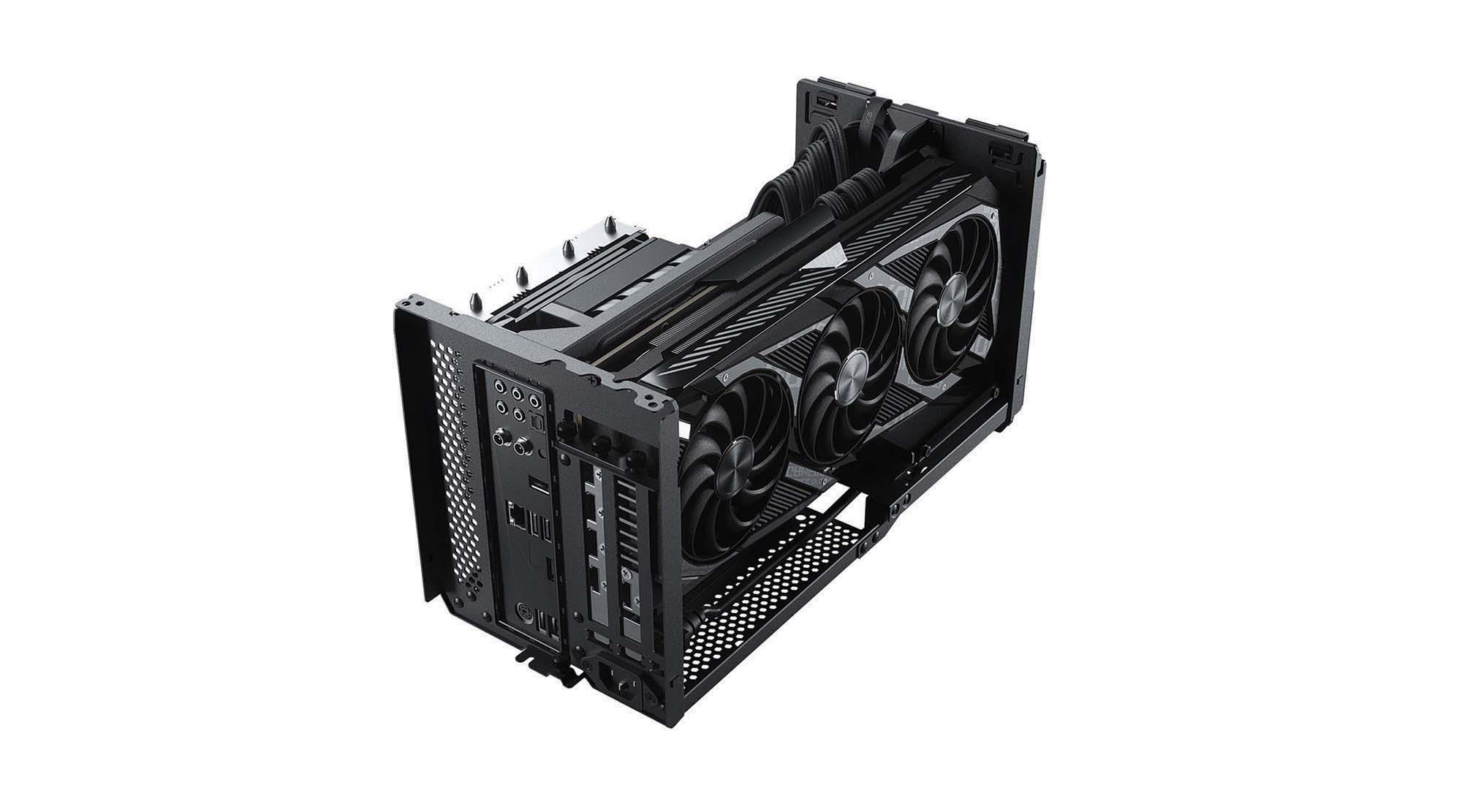 Кутия Phanteks Evolv Shift XT TG ARGB ITX-Tower Galaxy Silver