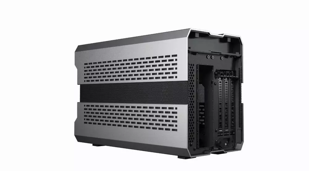 Кутия Phanteks Evolv Shift XT TG ARGB ITX-Tower Galaxy Silver