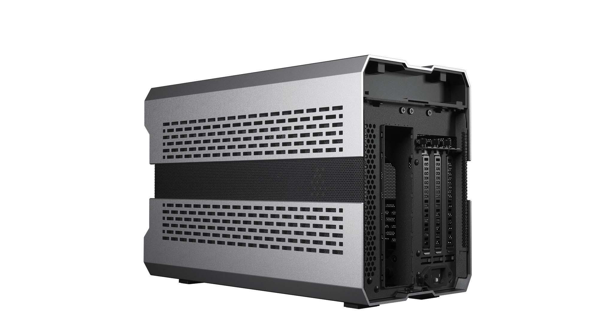Кутия Phanteks Evolv Shift XT TG ARGB ITX-Tower Galaxy Silver