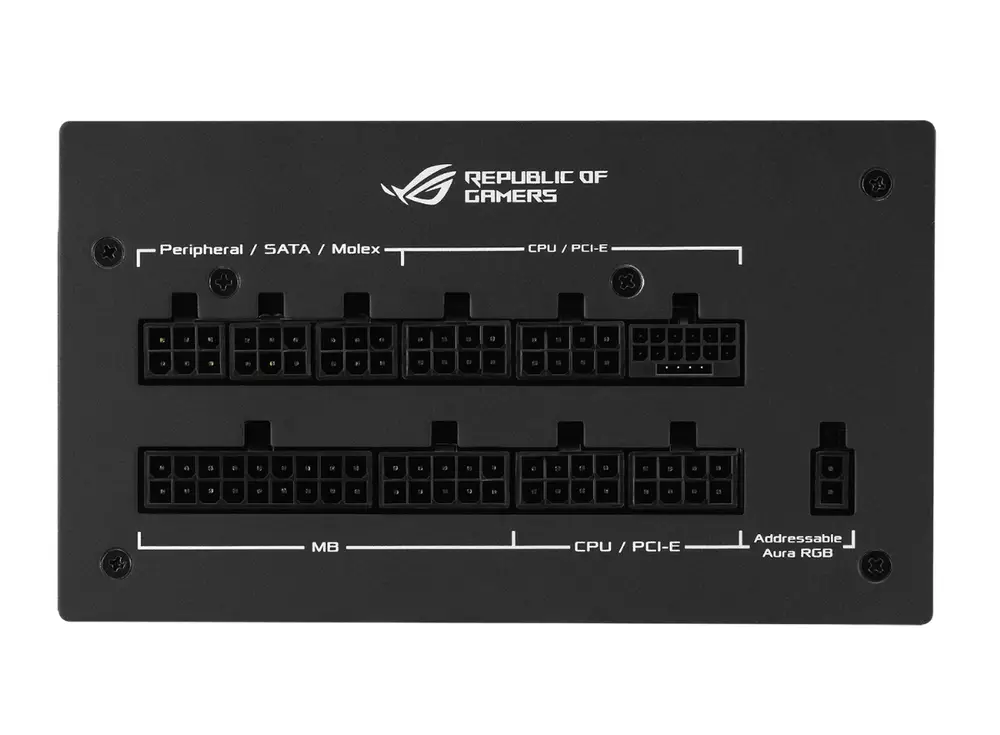 Захранване ASUS ROG Strix 1000W 80 Plus Gold Aura Edition ATX 3.0 PCIe 5.0 Ready