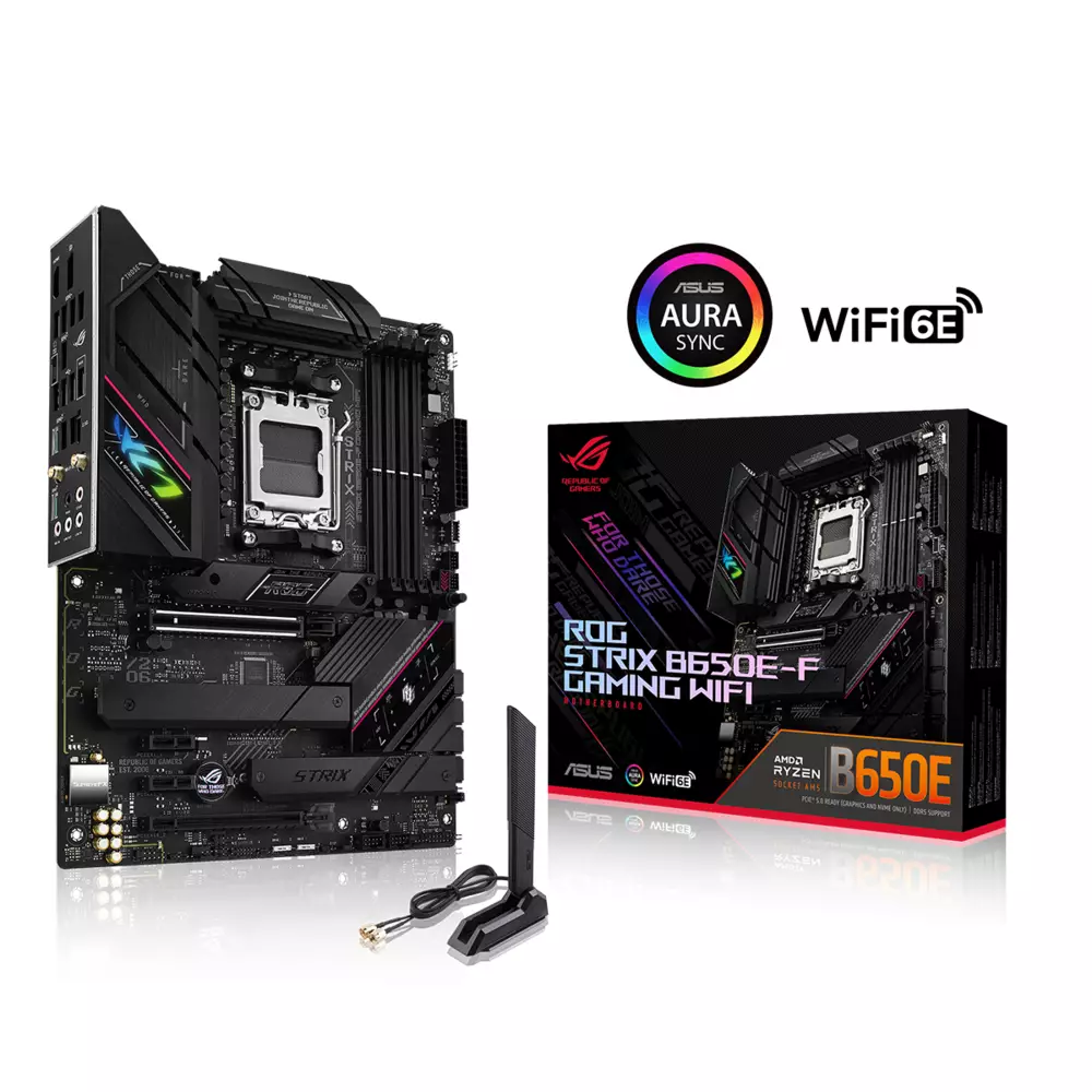 Дънна платка ASUS ROG STRIX B650E-F GAMING WIFI 6E AM5