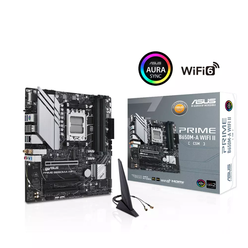 Дънна платка ASUS PRIME B650M WI-FI II AM5