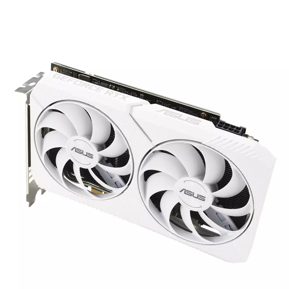 Видео карта ASUS Dual GeForce RTX 3060 White OC Edition 8GB GDDR6