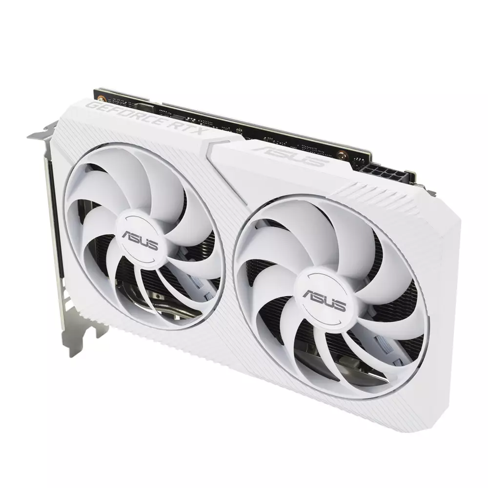 Видео карта ASUS Dual GeForce RTX 3060 White OC Edition 8GB GDDR6