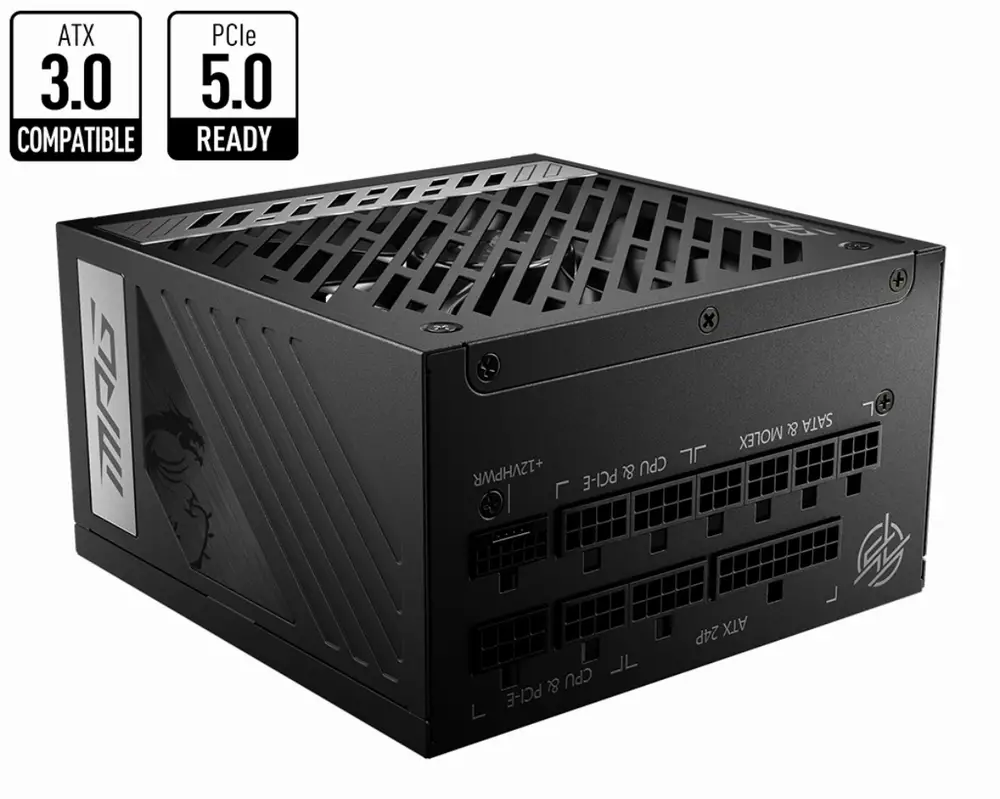 Захранване MSI MPG A1000G PCIE5 (1000W) 80 Plus Gold PSU ATX 3.0 PCIe5 Ready