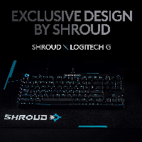 Геймърска механична клавиатура Logitech G Pro X Shroud Edition GX Red Switches - 920-009849
