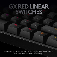 Геймърска механична клавиатура Logitech G Pro X Shroud Edition GX Red Switches - 920-009849