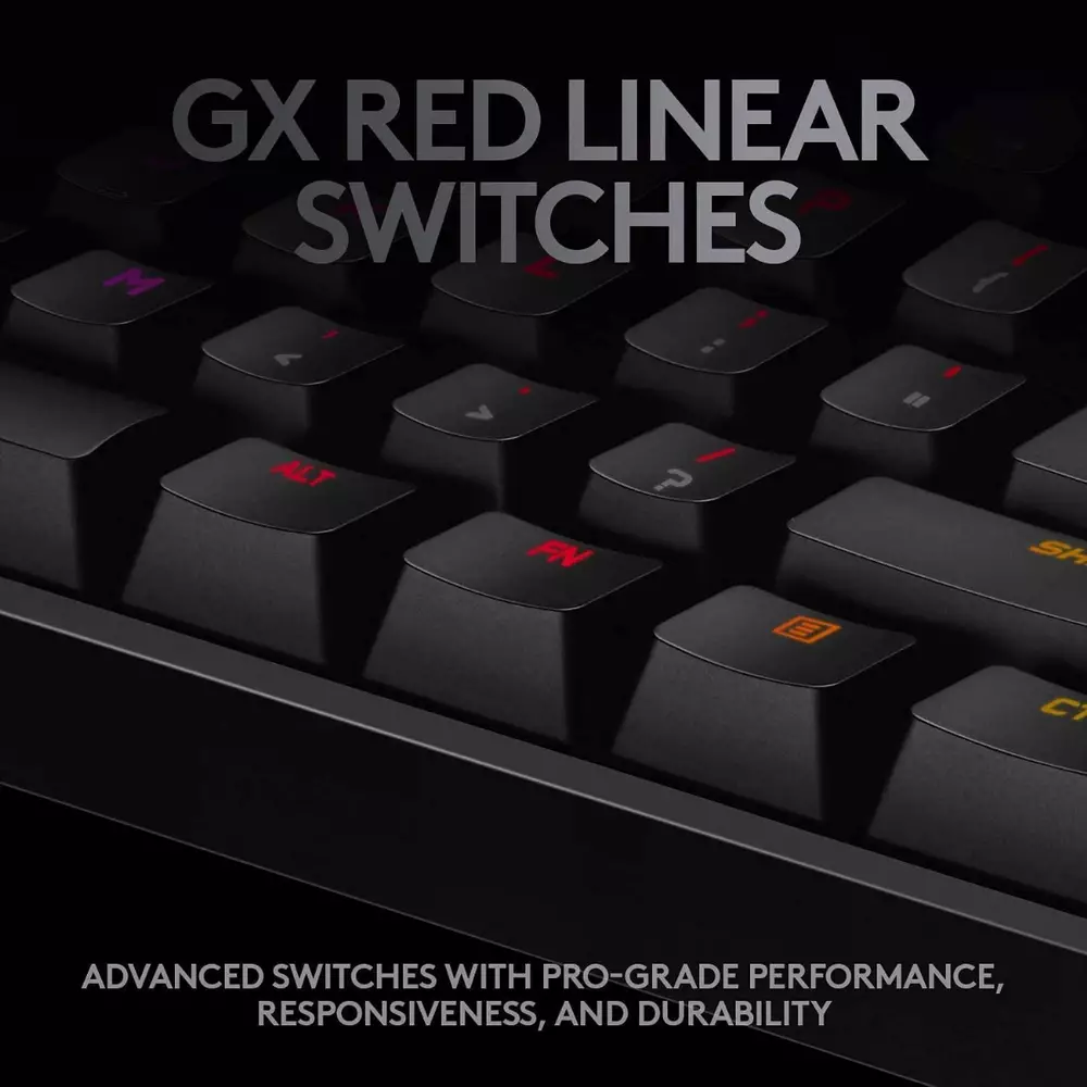 Геймърска механична клавиатура Logitech G Pro X Shroud Edition GX Red Switches - 920-009849