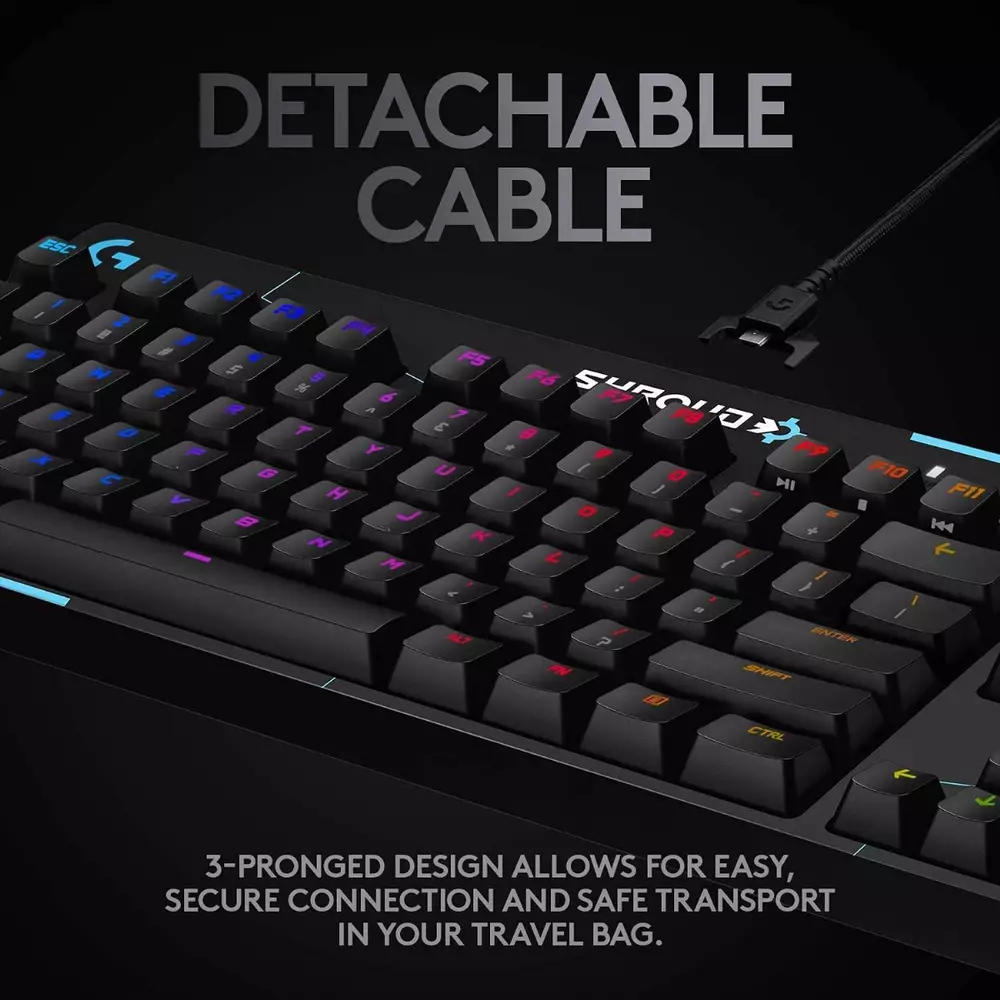 Геймърска механична клавиатура Logitech G Pro X Shroud Edition GX Red Switches - 920-009849