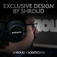 Геймърски слушалки Logitech PRO X Shroud Edition - 981-000957