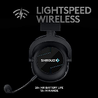 Геймърски слушалки Logitech PRO X Shroud Edition - 981-000957
