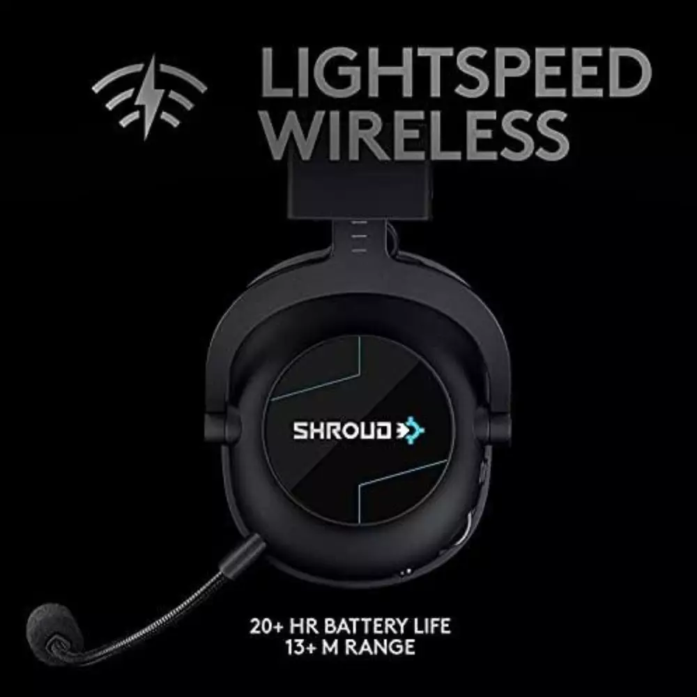 Геймърски слушалки Logitech PRO X Shroud Edition - 981-000957