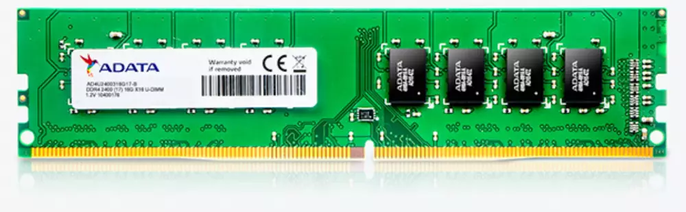 Памет ADATA 8GB DDR4 2400MHz CL17 - 	AD4U240038G17-R