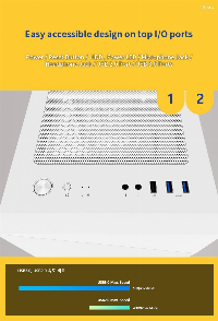 Кутия Zalman Z1 Iceberg White Gaming Case mATX 