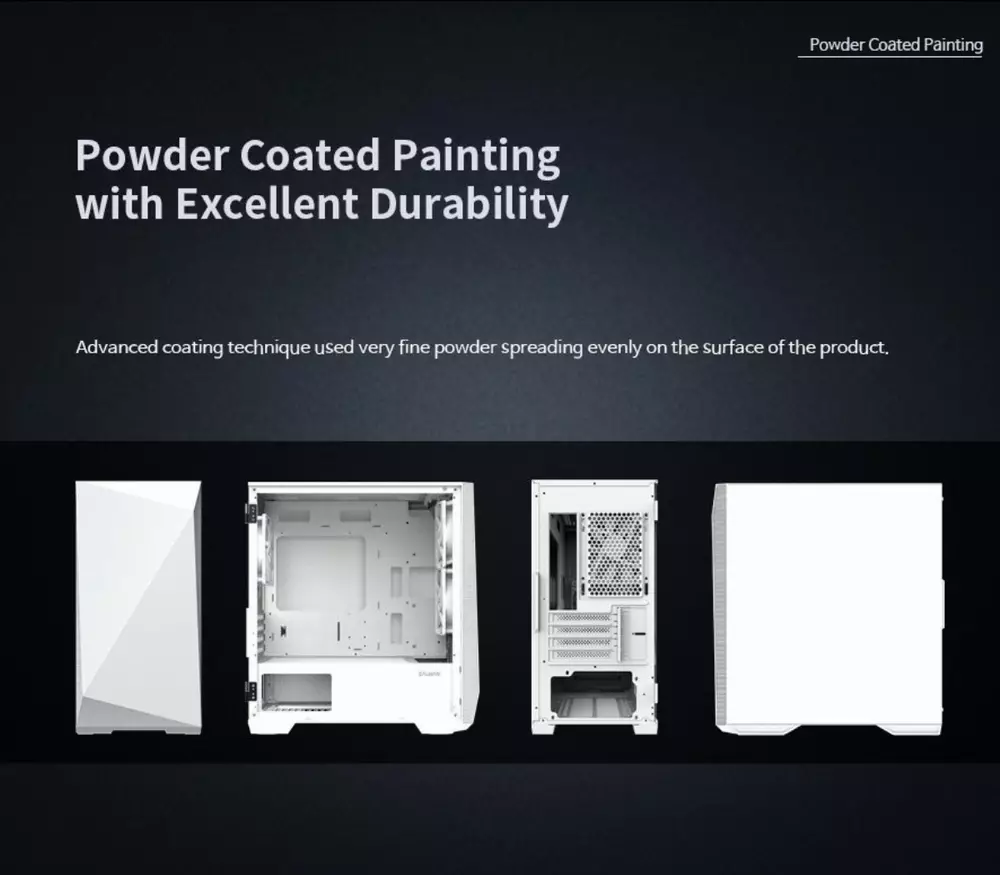 Кутия Zalman Z1 Iceberg White Gaming Case mATX 