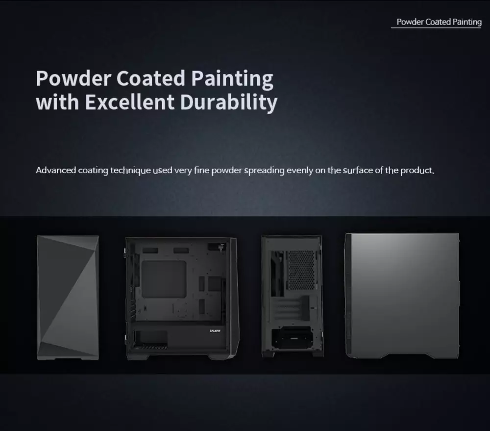Кутия Zalman Z1 Iceberg Black Gaming Case mATX