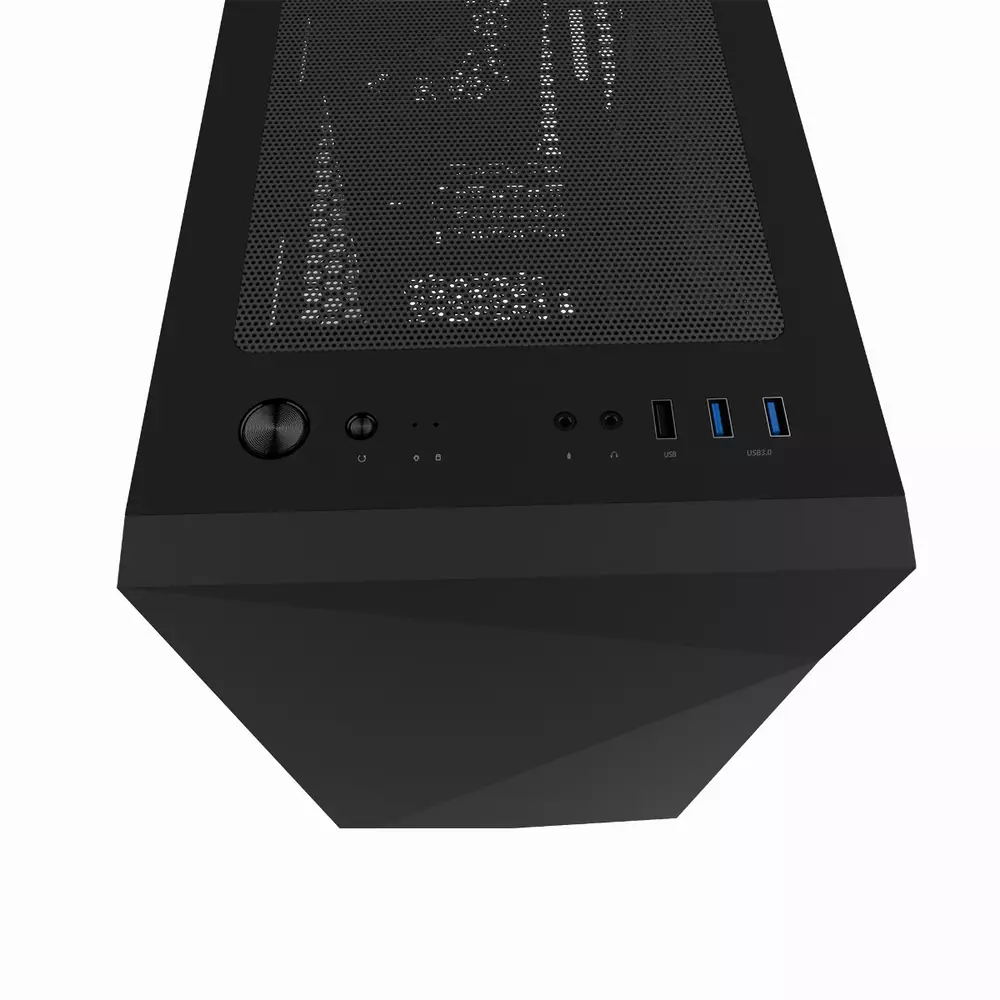 Кутия Zalman Z1 Iceberg Black Gaming Case mATX