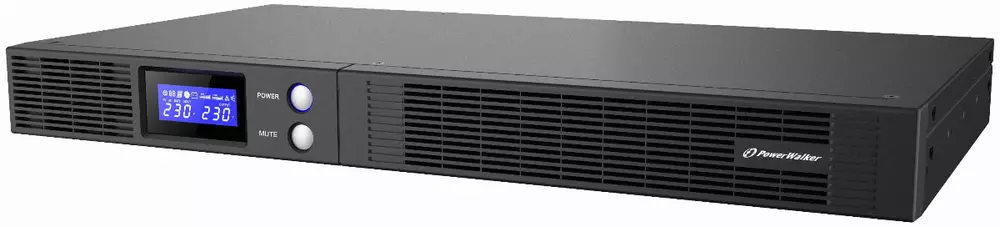 POWERWALKER VI 1000 R1U UPS, 1000 VA Line Interactive