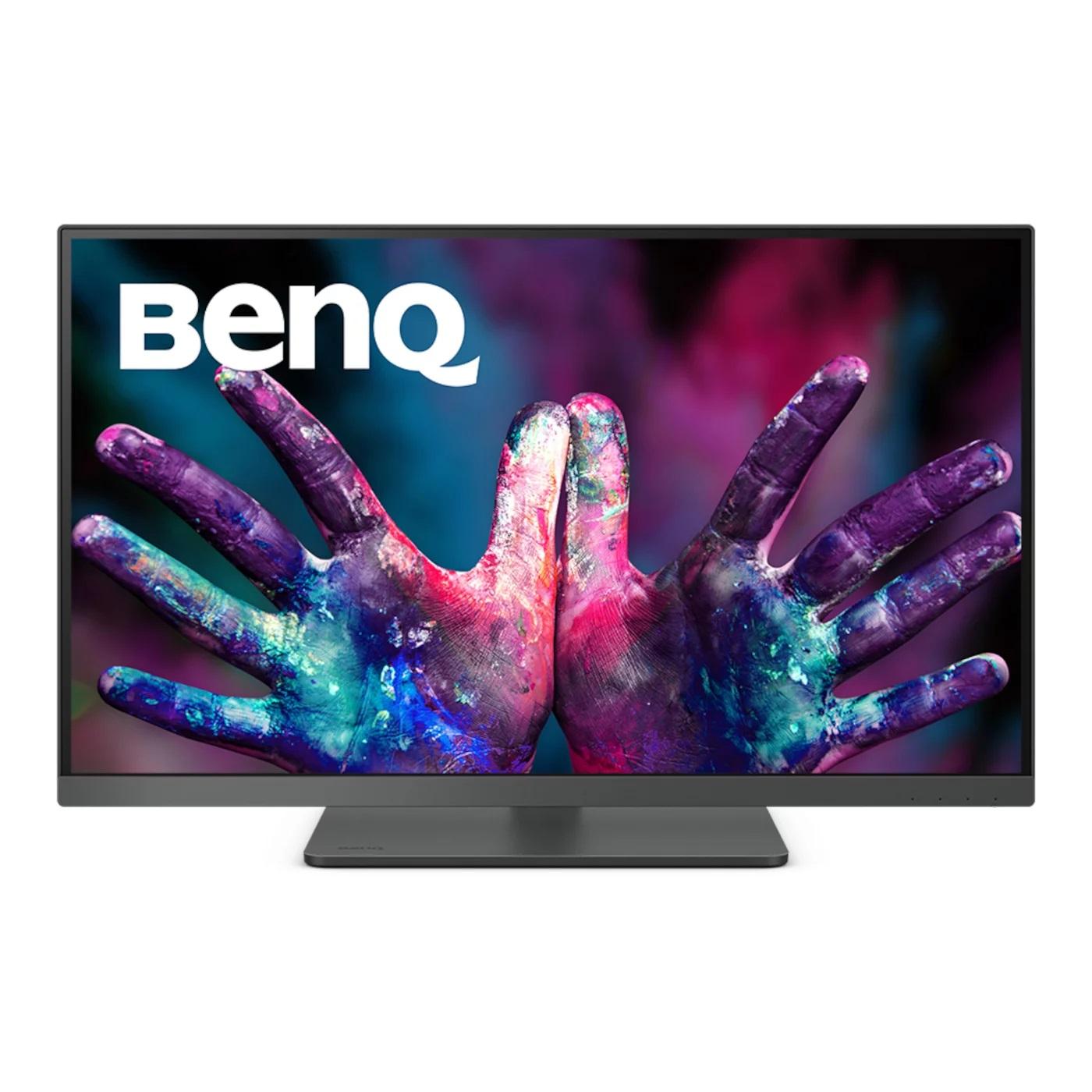 Монитор BenQ PD2705U 27", IPS, 4K UHD 3840x2160, HDR, 99% sRGB, USB-C, HDMI, DisplayPort, Черен