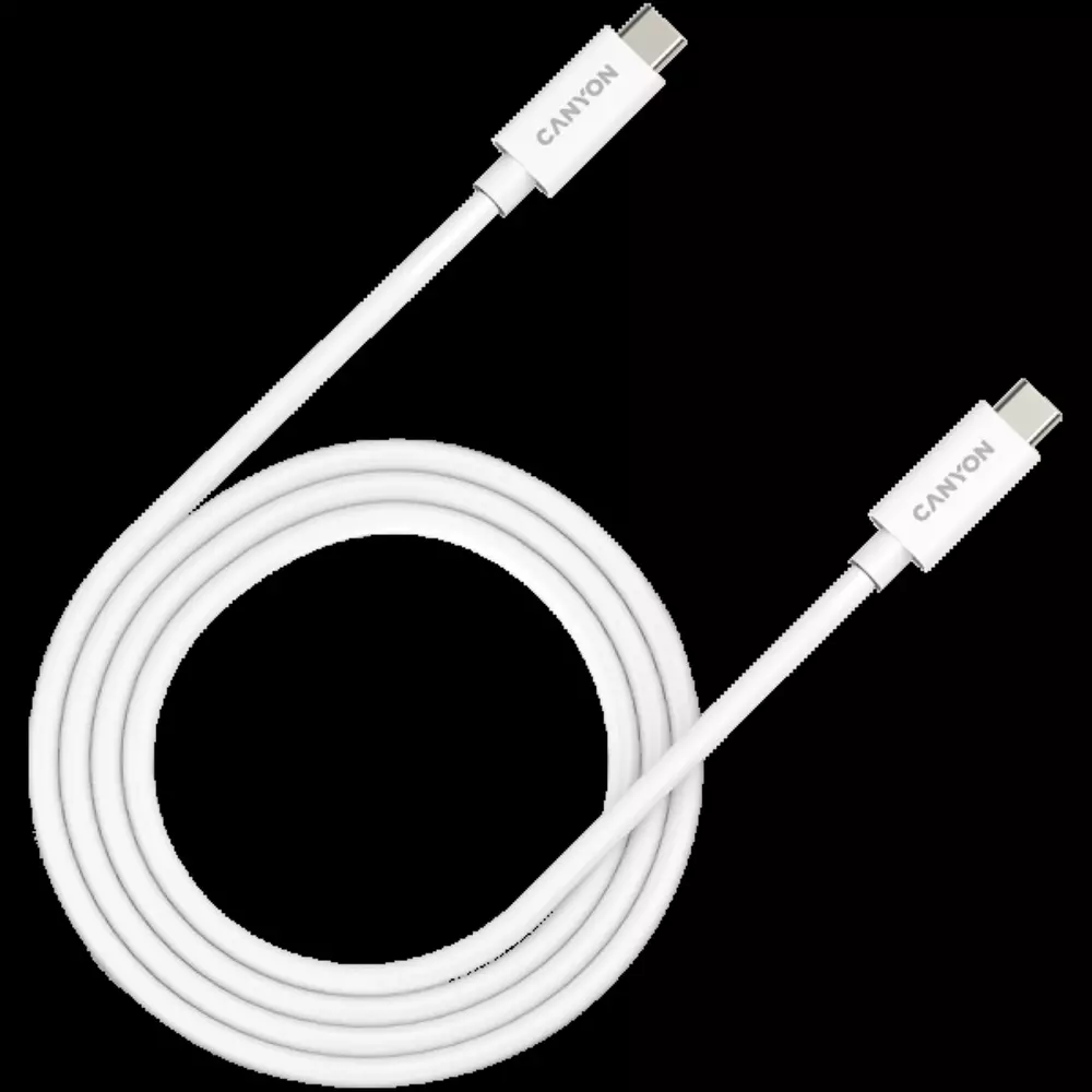 Кабел CANYON UC-44, U4-CC-5A1M-E, USB4 TYPE-C to TYPE-C, 40G 1m 5A