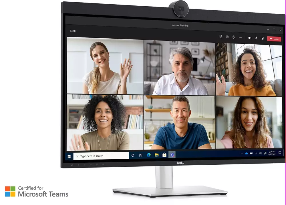 Монитор Dell U3223QZ-14 Conferencing 32", IPS, 4K UHD 3840x2160, 60Hz, 5ms, 100% Rec 709, USB Type-C