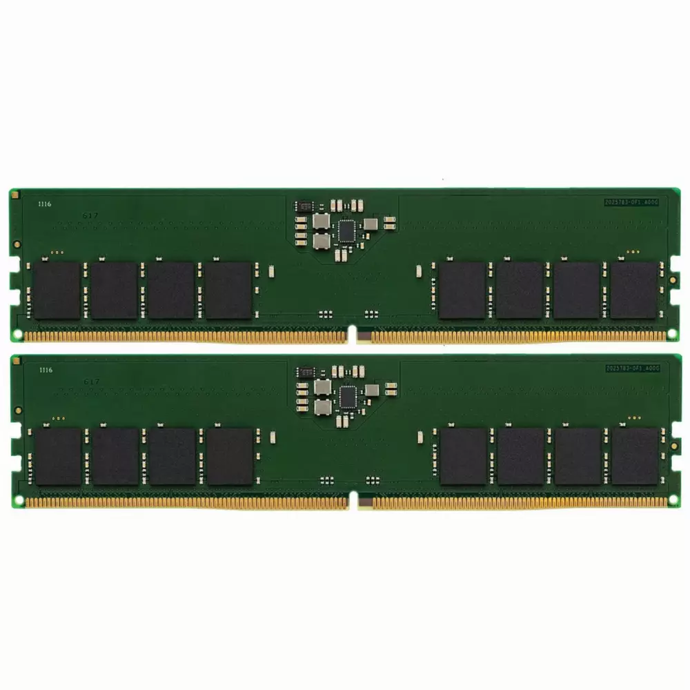 Памет Kingston Value 16GB (2x8GB) DDR5 4800MHz CL40 - KVR48U40BS6K2-16