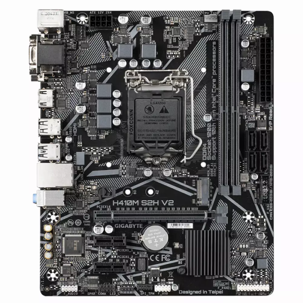 Дънна платка Gigabyte H410M S2H V2 LGA1200