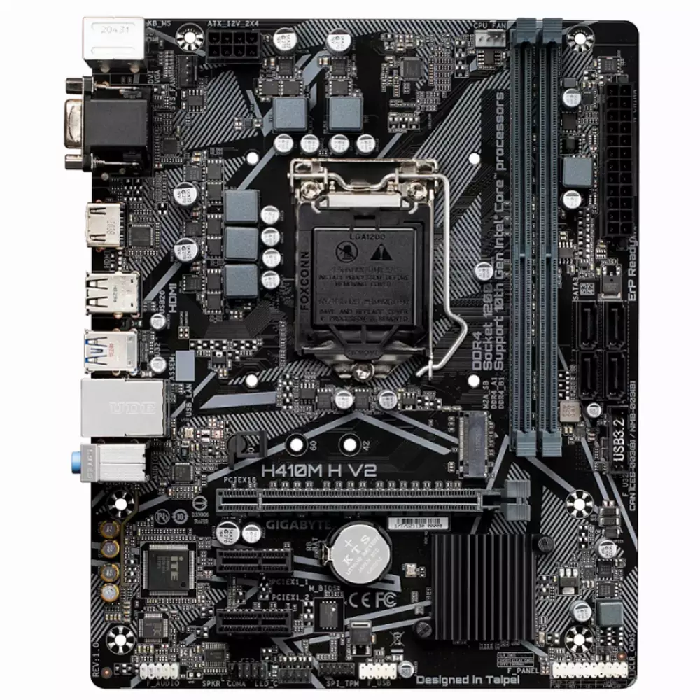 Дънна платка Gigabyte H410M H V2 LGA1200
