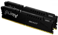 Памет Kingston Fury Beast Black 16GB (2x8GB) DDR5 6000MHz CL40 - KF560C40BBK2-16